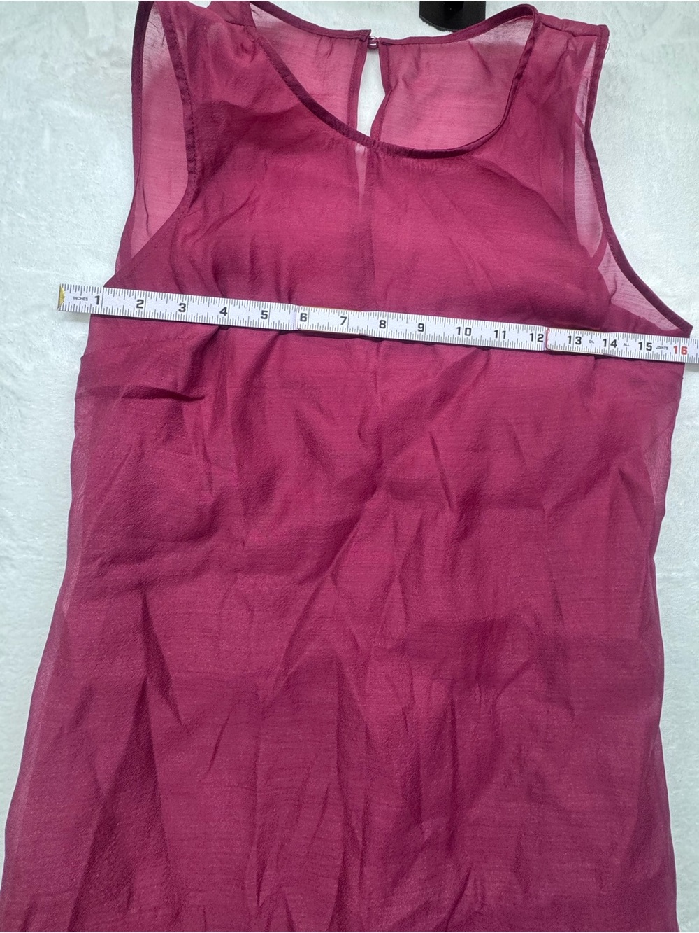 NWT A New Day Wine Sheer Overlay Midi Dress Extra Large XL - Picture 4 of 12